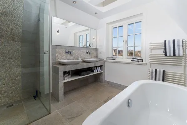 Badezimmer  Das Reet Strandhaus