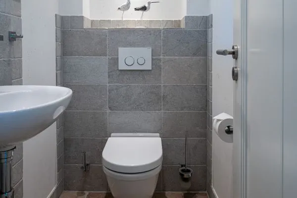 Gäste-WC  Das Reet Strandhaus