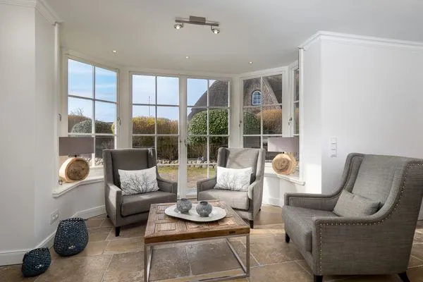 Wohnzimmer  Das Reet Strandhaus