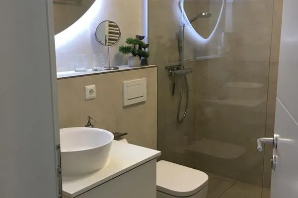 Haus Nordseebrandung FeWo A2.5 Sahlenburg - Badezimmer