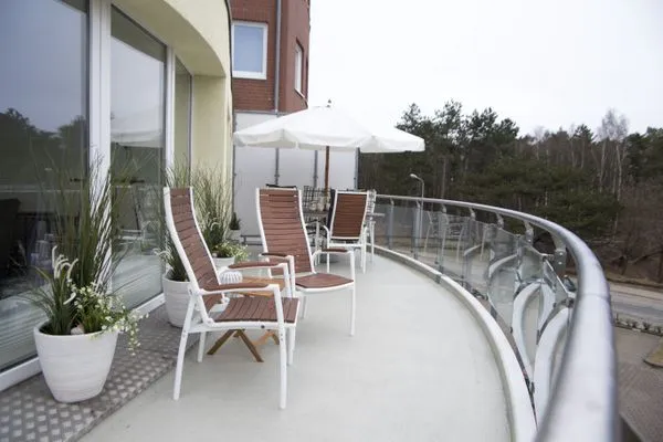 Haus Nordseebrandung FeWo A2.5 Sahlenburg - Balkon