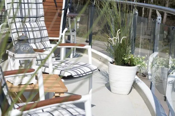 Haus Nordseebrandung FeWo A2.5 Sahlenburg - Balkon