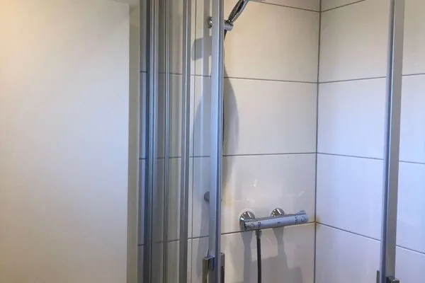 Badezimmer Haus Seemöwe Ferienwohnung Nordstrand