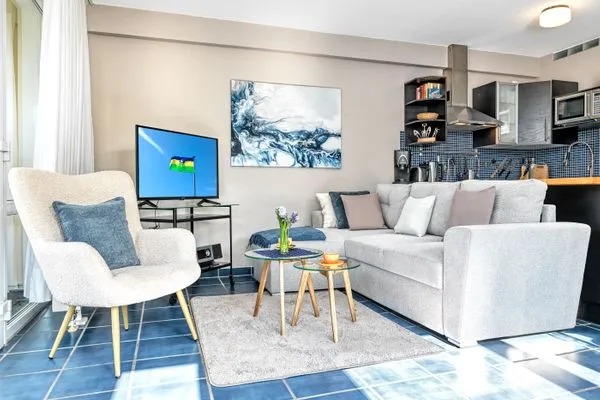 Living room Landhaus Residenz Kirchsee Inseltraum