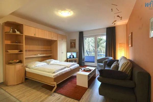 Wohnzimmer Haus Bahnhofstraße 11a Ferienwohnung "Kleine Inselliebe"