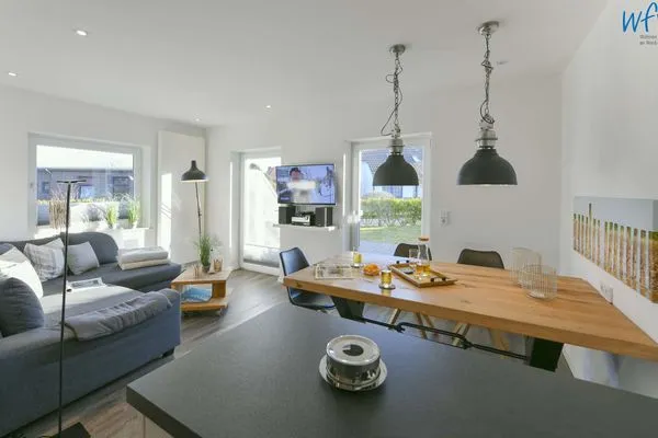 Wohnzimmer Sonnenhaus Ferienwohnung 1 und 2