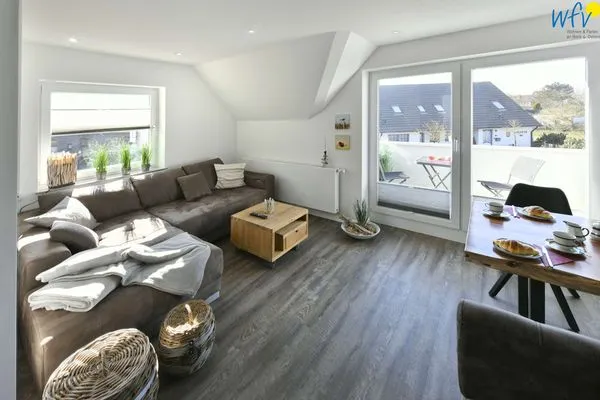 Wohnzimmer Sonnenhaus Ferienwohnung 1 und 2