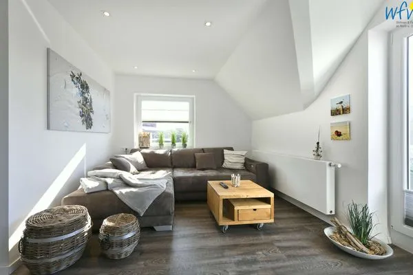 Wohnzimmer Sonnenhaus Ferienwohnung 1 und 2