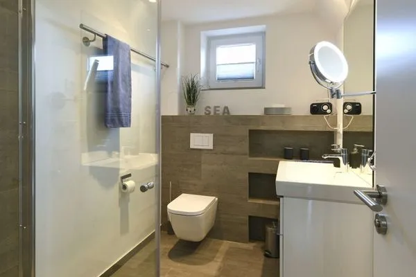 Badezimmer Sonnenhaus Ferienwohnung 1 und 2