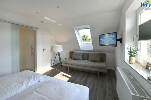 Schlafzimmer Sonnenhaus Ferienwohnung 1 und 2