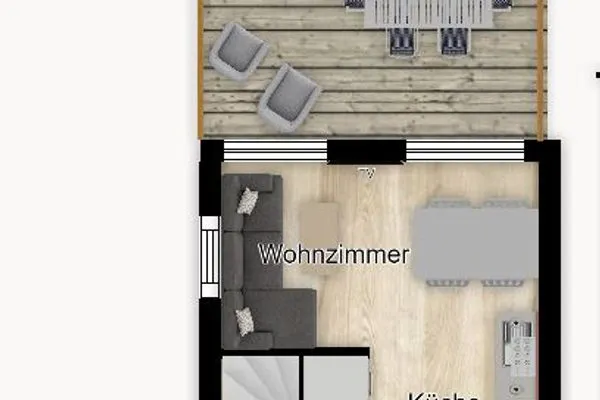 Grundriss Sonnenhaus Ferienwohnung 1