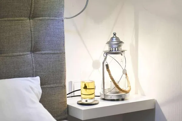 Schlafzimmer Sonnenhaus Ferienwohnung 1