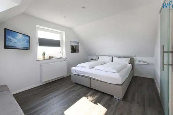 Schlafzimmer Sonnenhaus Ferienwohnung 2