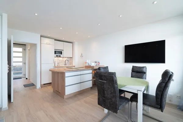 Wohnzimmer Ferienpark Sierksdorf White Pearl 52