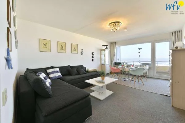 Wohnzimmer Dünenschlösschen Ferienwohnung 10