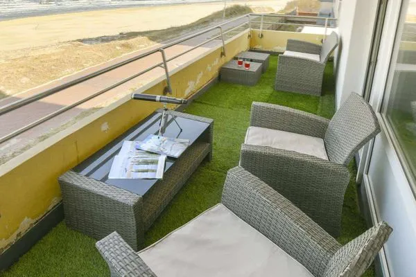 Balkon Dünenschlösschen Ferienwohnung 10