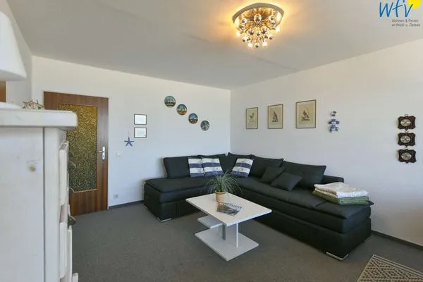 Wohnzimmer Dünenschlösschen Ferienwohnung 10