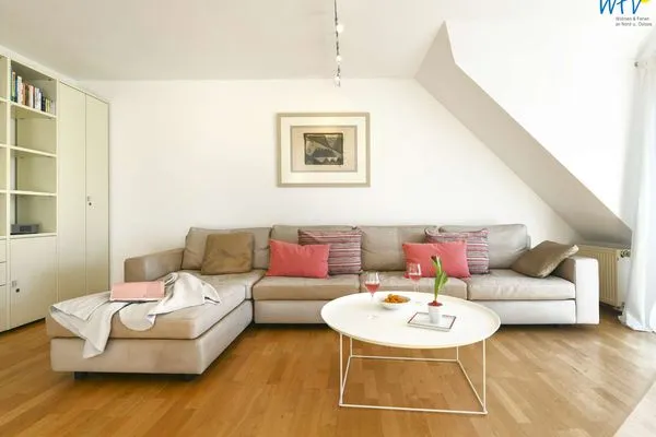 Wohnzimmer Villa Nautilus Ferienwohnung Marilena