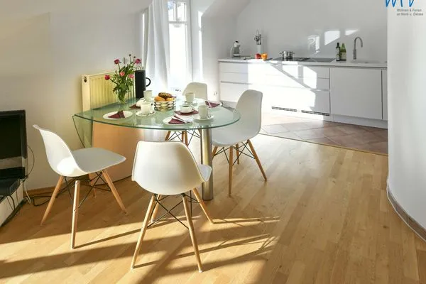 Essbereich Villa Nautilus Ferienwohnung Marilena