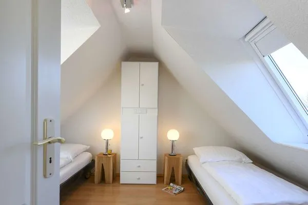 Schlafzimmer Villa Nautilus Ferienwohnung Marilena