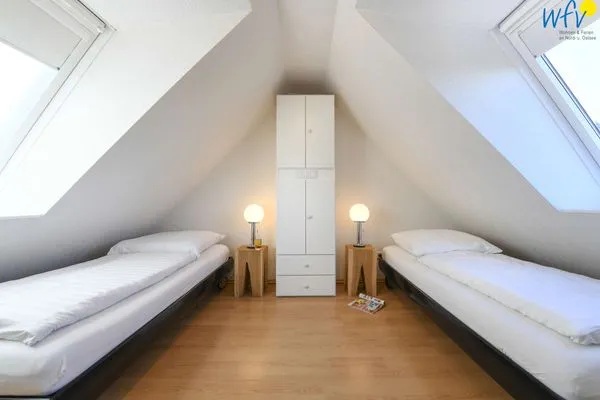 Schlafzimmer Villa Nautilus Ferienwohnung Marilena