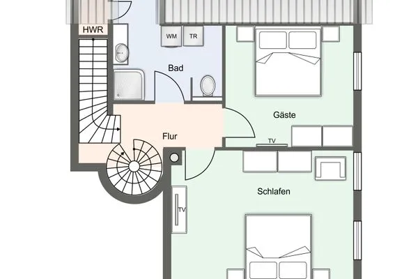 Ferienhaus Nordstern Ferienhaus Nordstern SPO Dorf - Grundriss