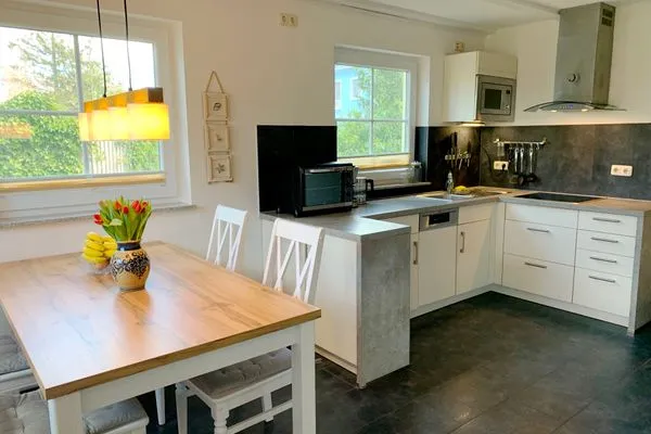 offene Küche  Strandhaus Pilgrim