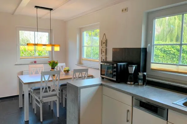 offene Küche  Strandhaus Pilgrim