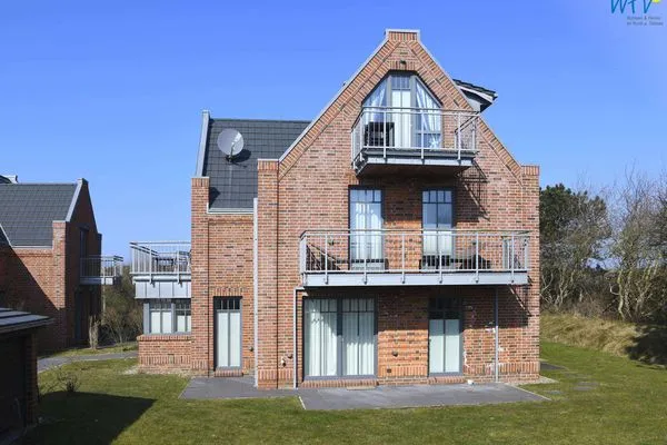 Hauptansicht Bootshaus in den Dünen - 5 Ferienwohnung Dünengeflüster