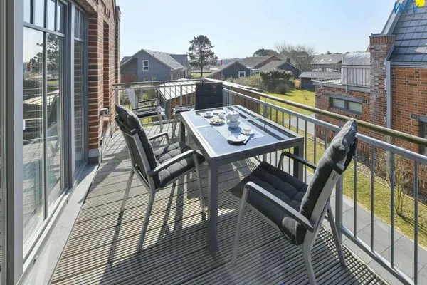 Balkon Bootshaus in den Dünen - 5 Ferienwohnung 4