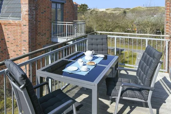 Balkon Bootshaus in den Dünen - 5 Ferienwohnung 4