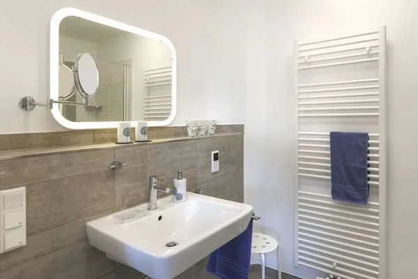 Badezimmer Bootshaus in den Dünen - 5 Ferienwohnung 4