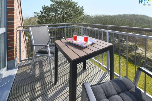 Balkon Bootshaus in den Dünen - 5 Ferienwohnung 4