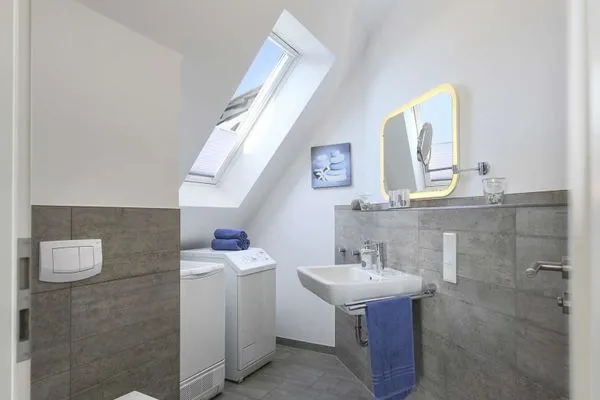 Badezimmer Bootshaus in den Dünen - 5 Ferienwohnung 4