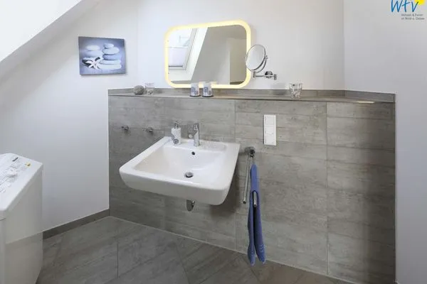 Badezimmer Bootshaus in den Dünen - 5 Ferienwohnung 4