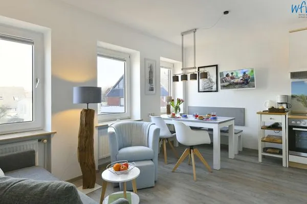 Wohnzimmer Haus Solaris Ferienwohnung Westblick