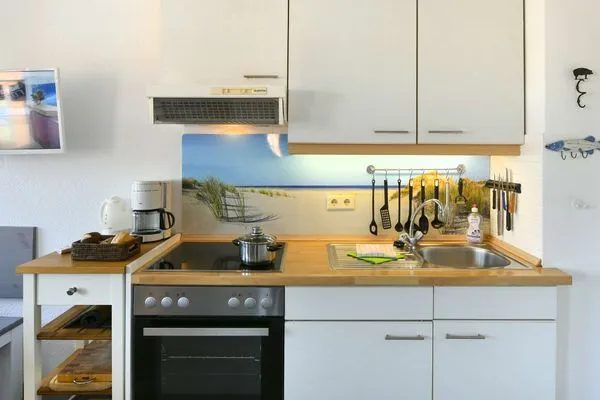 Küche / Küchenzeile Haus Solaris Ferienwohnung Westblick