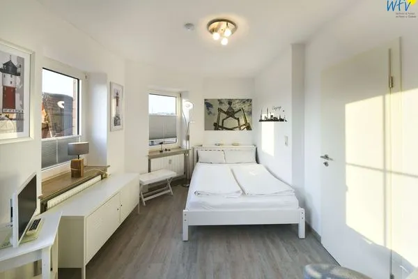 Schlafzimmer Haus Solaris Ferienwohnung Westblick