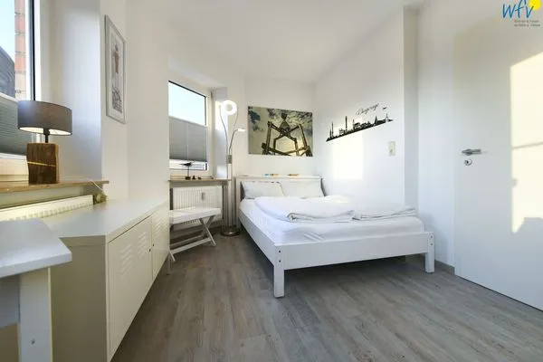 Schlafzimmer Haus Solaris Ferienwohnung Westblick