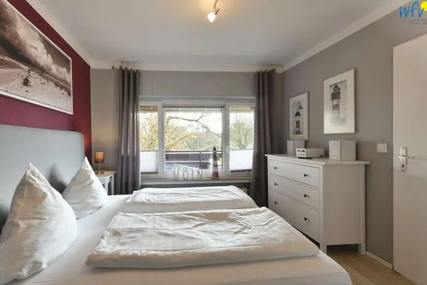 Schlafzimmer Haus Meinardi Ferienwohnung 1