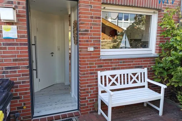 Fassade / Eingang Fischerhus Ferienhaus Fischerhus Wangerooge