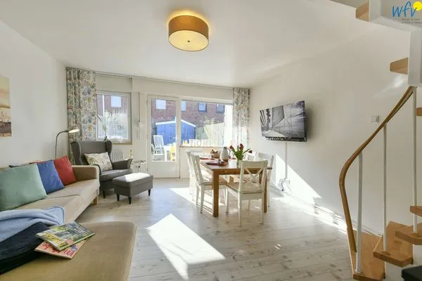 Wohnzimmer Fischerhus Ferienhaus Fischerhus Wangerooge