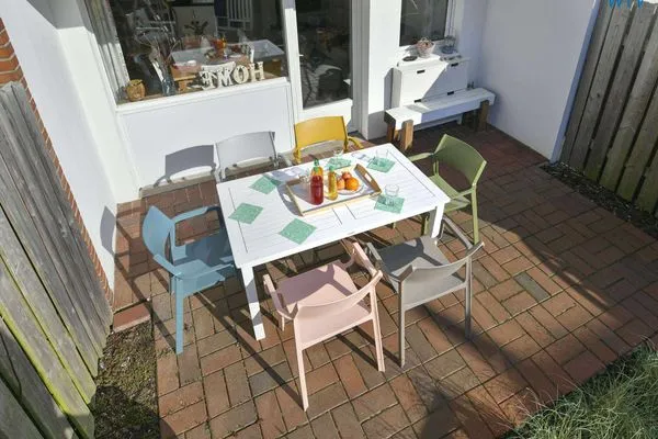 Terrasse Fischerhus Ferienhaus Fischerhus Wangerooge