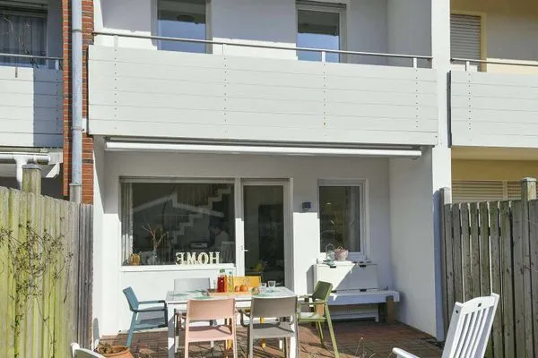 Terrasse Fischerhus Ferienhaus Fischerhus Wangerooge