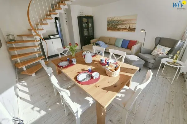 Wohnzimmer Fischerhus Ferienhaus Fischerhus Wangerooge