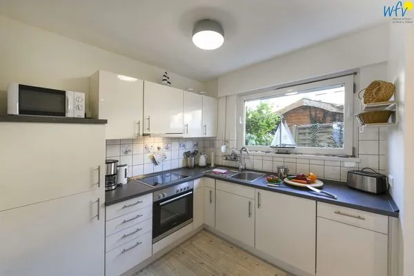 Küche / Küchenzeile Fischerhus Ferienhaus Fischerhus Wangerooge