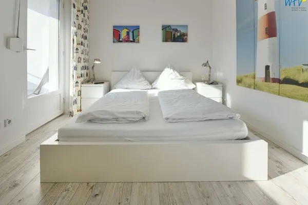 Schlafzimmer Fischerhus Ferienhaus Fischerhus Wangerooge