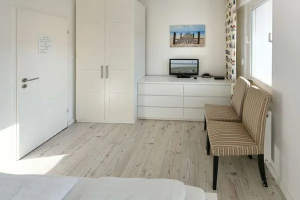 Schlafzimmer Fischerhus Ferienhaus Fischerhus Wangerooge