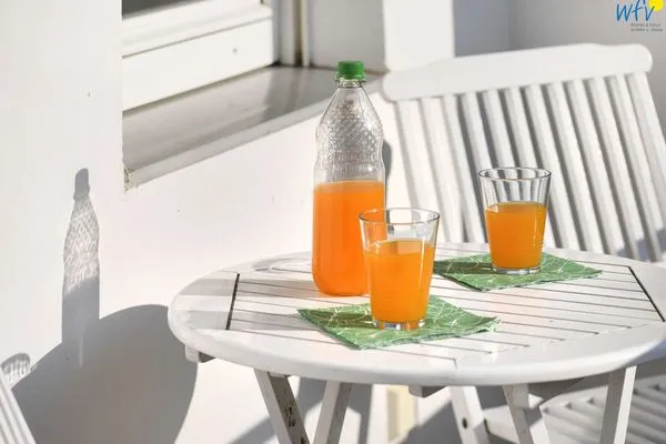 Balkon Fischerhus Ferienhaus Fischerhus Wangerooge