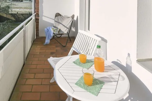 Balkon Fischerhus Ferienhaus Fischerhus Wangerooge